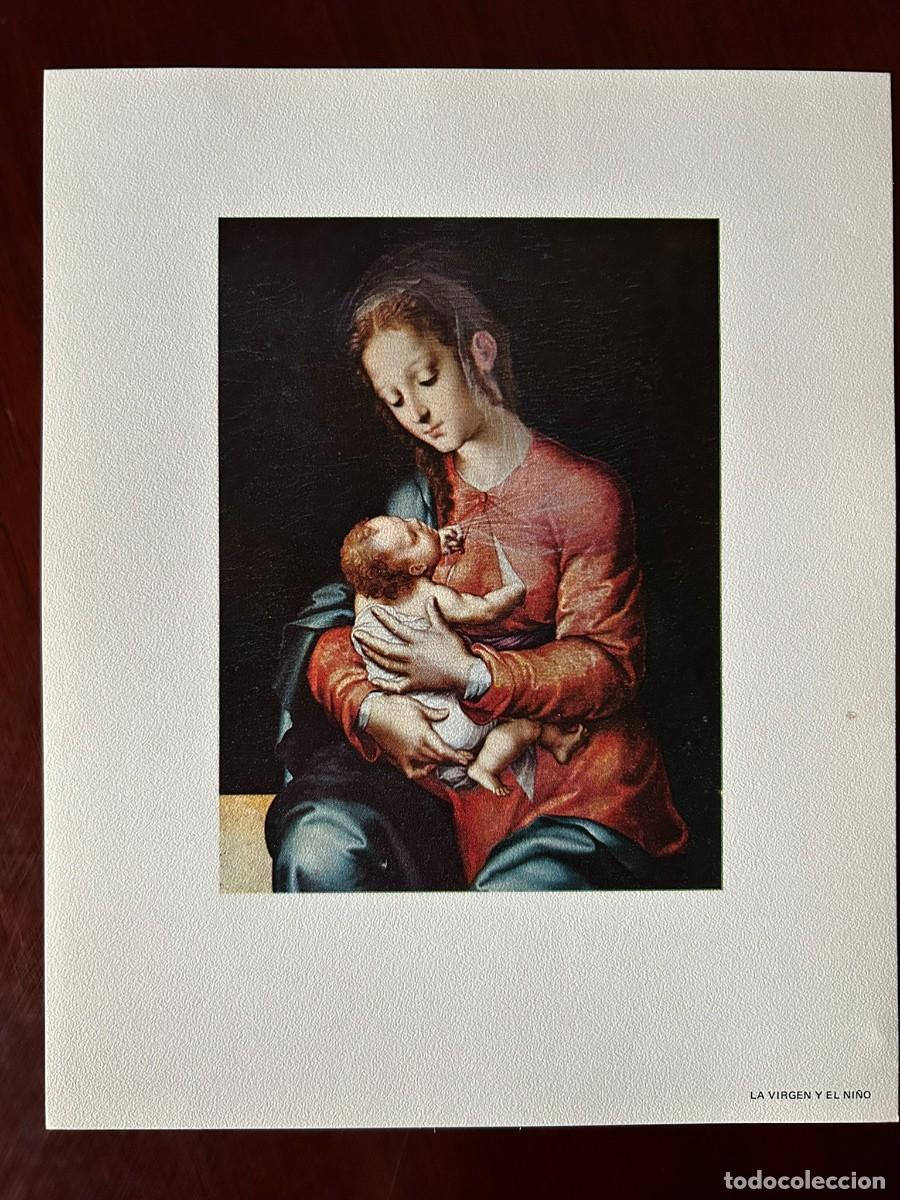 Arte: LA VIRGEN Y EL NI&Ntilde;O - LU&Iacute;S DE MORALES - MUSEO DEL PRADO MADRID L&Aacute;MINA PUBLICITARIA ABELL&Oacute; 1970