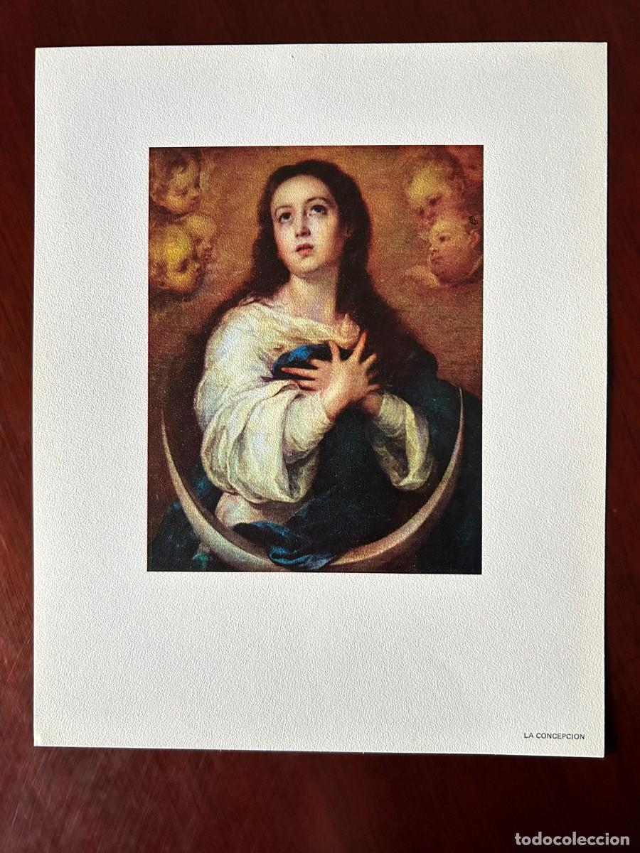 Arte: LA CONCEPCI&Oacute;N - MURILLO - MUSEO DEL PRADO MADRID L&Aacute;MINA PUBLICITARIA ABELL&Oacute; 1970