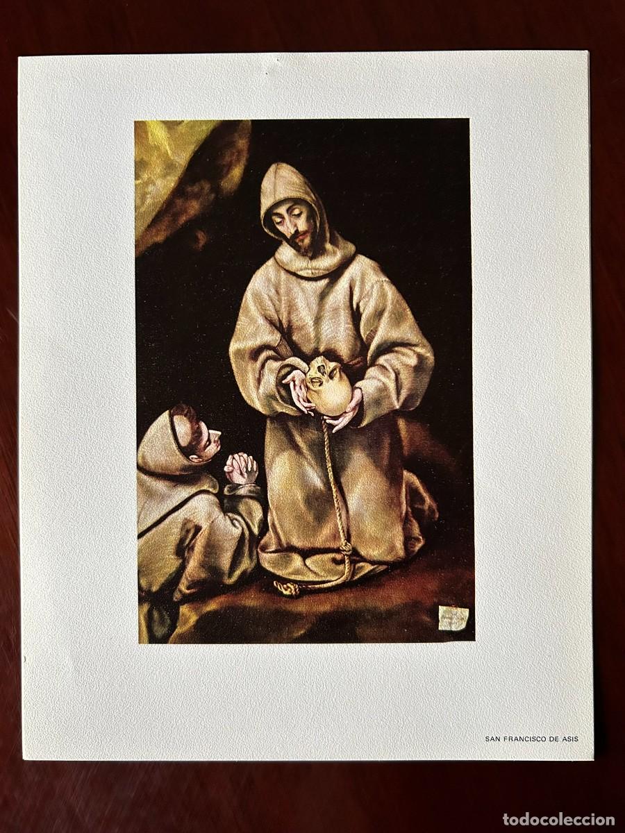 Arte: SAN FRANCISCO DE AS&Iacute;S - EL GRECO - MUSEO DEL PRADO MADRID L&Aacute;MINA PUBLICITARIA ABELL&Oacute; 1970