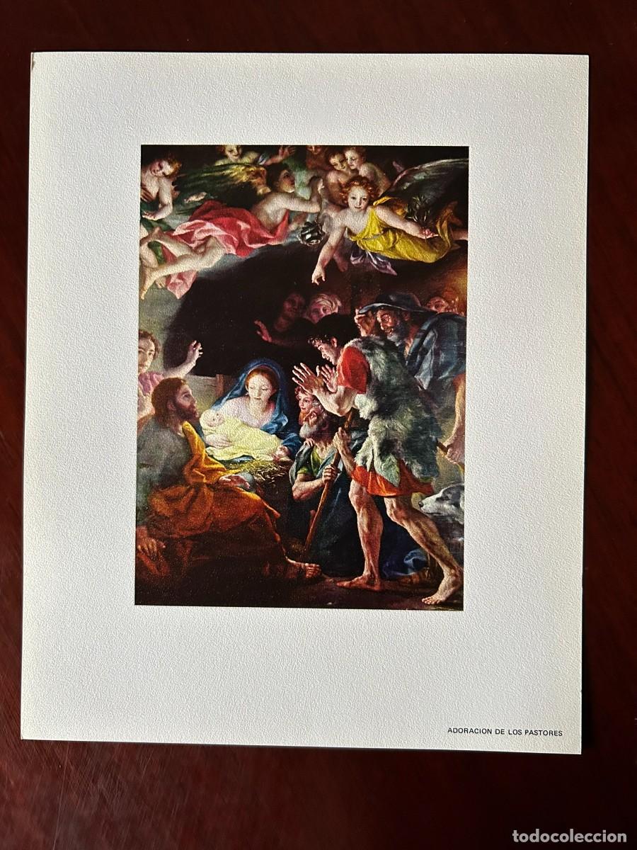Arte: ADORACI&Oacute;N DE LOS PASTORES - MENGS - MUSEO DEL PRADO MADRID L&Aacute;MINA PUBLICITARIA ABELL&Oacute; 1970