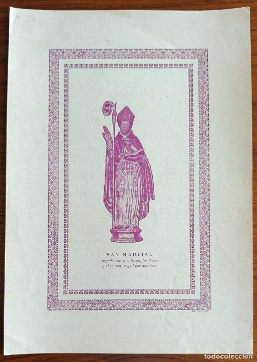 Arte: GOIGS AL GLORI&Oacute;S SAN MARSAL. JAUME BARCEL&Oacute;, 1868. IMPR&Egrave;S A MALLORCA, 1941.