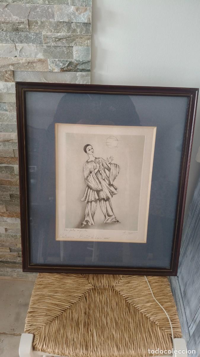 Arte: Eau forte num&eacute;rot&eacute;e et sign&eacute;e Adam 1930 original estimation 200&euro;