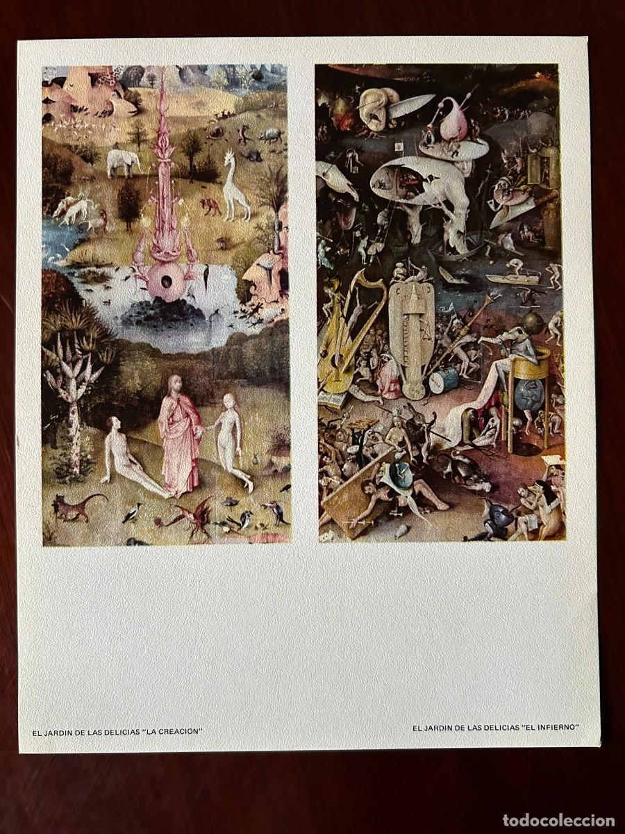 Arte: EL JARD&Iacute;N DE LAS DELICIAS - EL BOSCO - MUSEO DEL PRADO MADRID L&Aacute;MINA PUBLICITARIA ABELL&Oacute; 1970