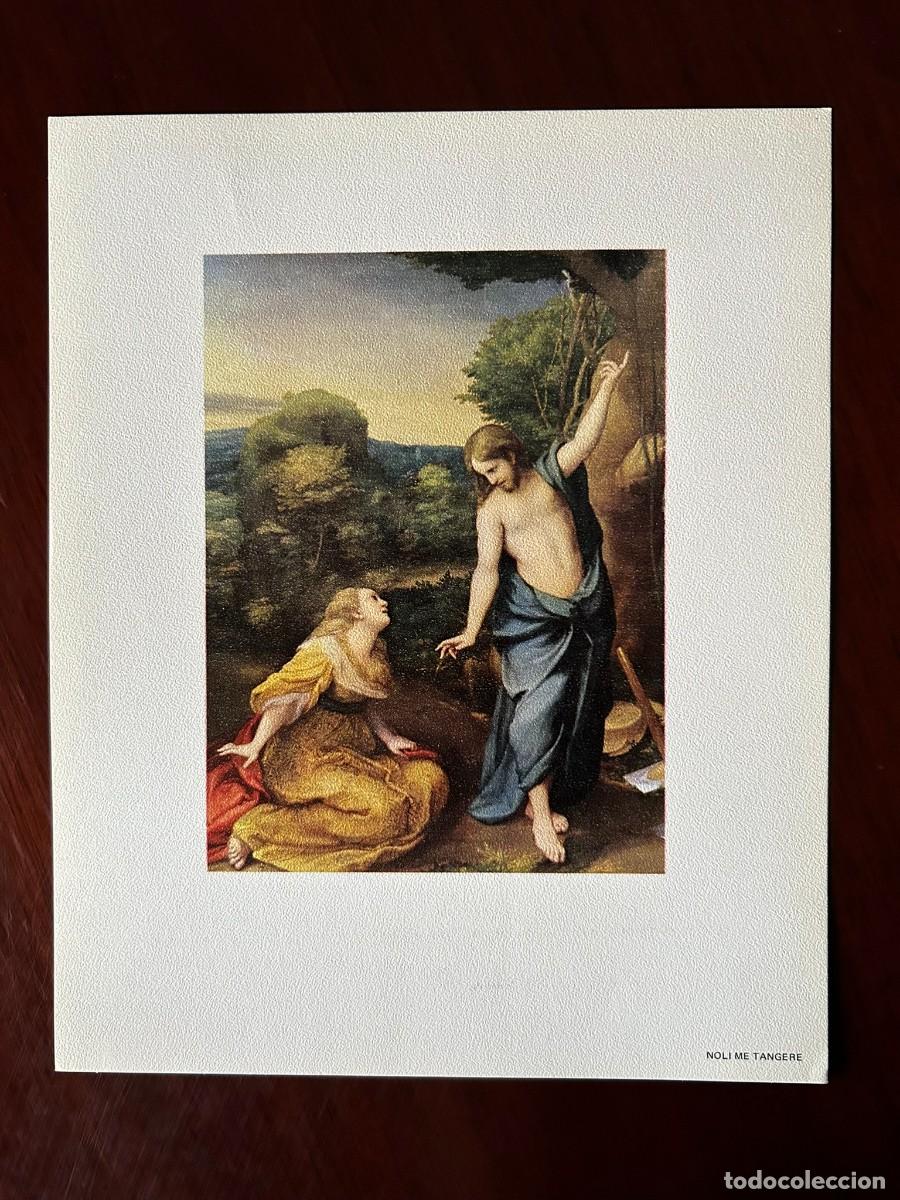 Arte: NOLI ME TANGERE - CORREGGIO - MUSEO DEL PRADO MADRID L&Aacute;MINA PUBLICITARIA ABELL&Oacute; 1970