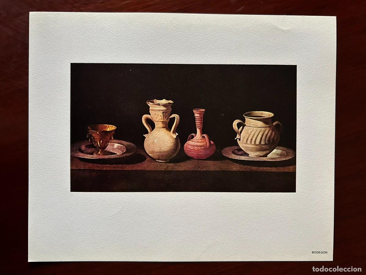 Arte: BODEG&Oacute;N - FRANCISCO ZURBAR&Aacute;N - MUSEO DEL PRADO MADRID L&Aacute;MINA PUBLICITARIA ABELL&Oacute; 1970