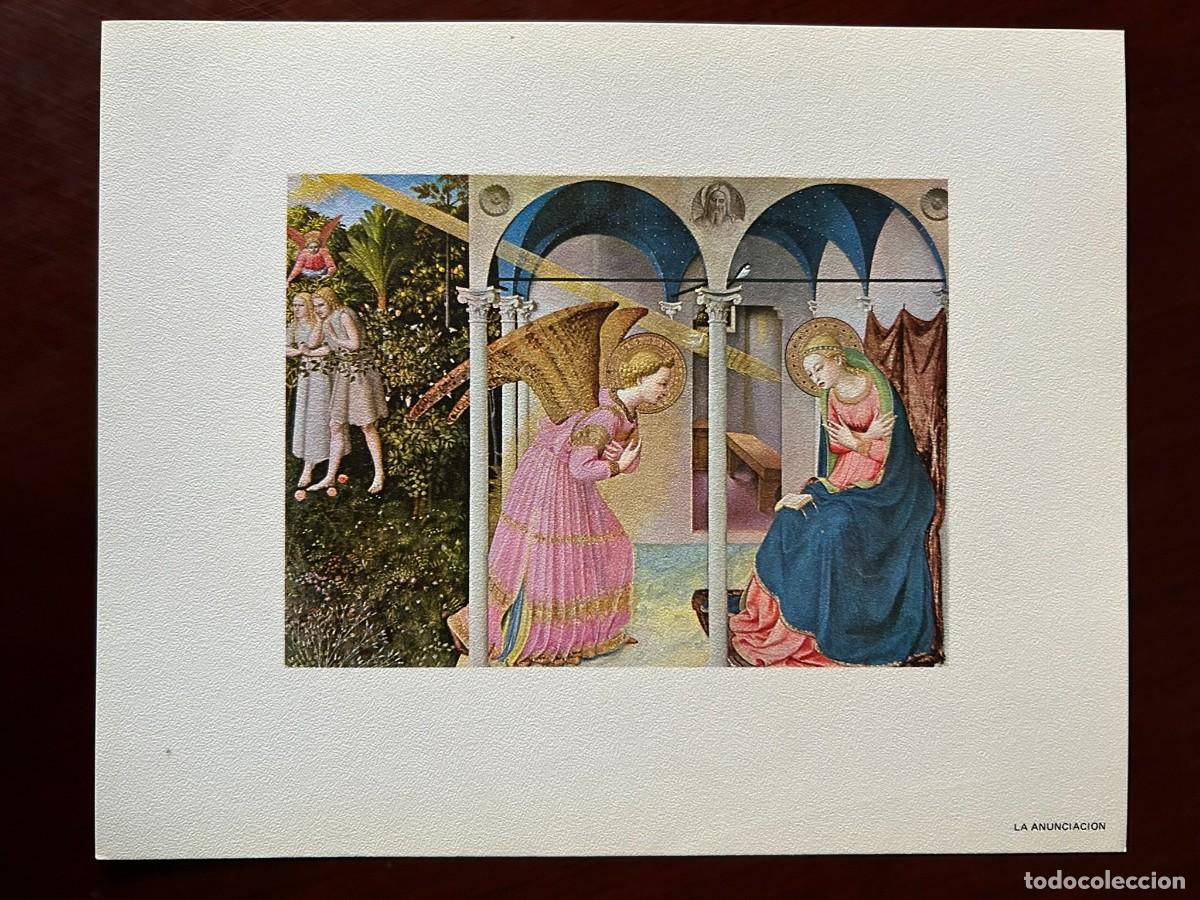 Arte: LA ANUNCIACI&Oacute;N - FRA ANG&Eacute;LICO - MUSEO DEL PRADO MADRID L&Aacute;MINA PUBLICITARIA ABELL&Oacute; 1970