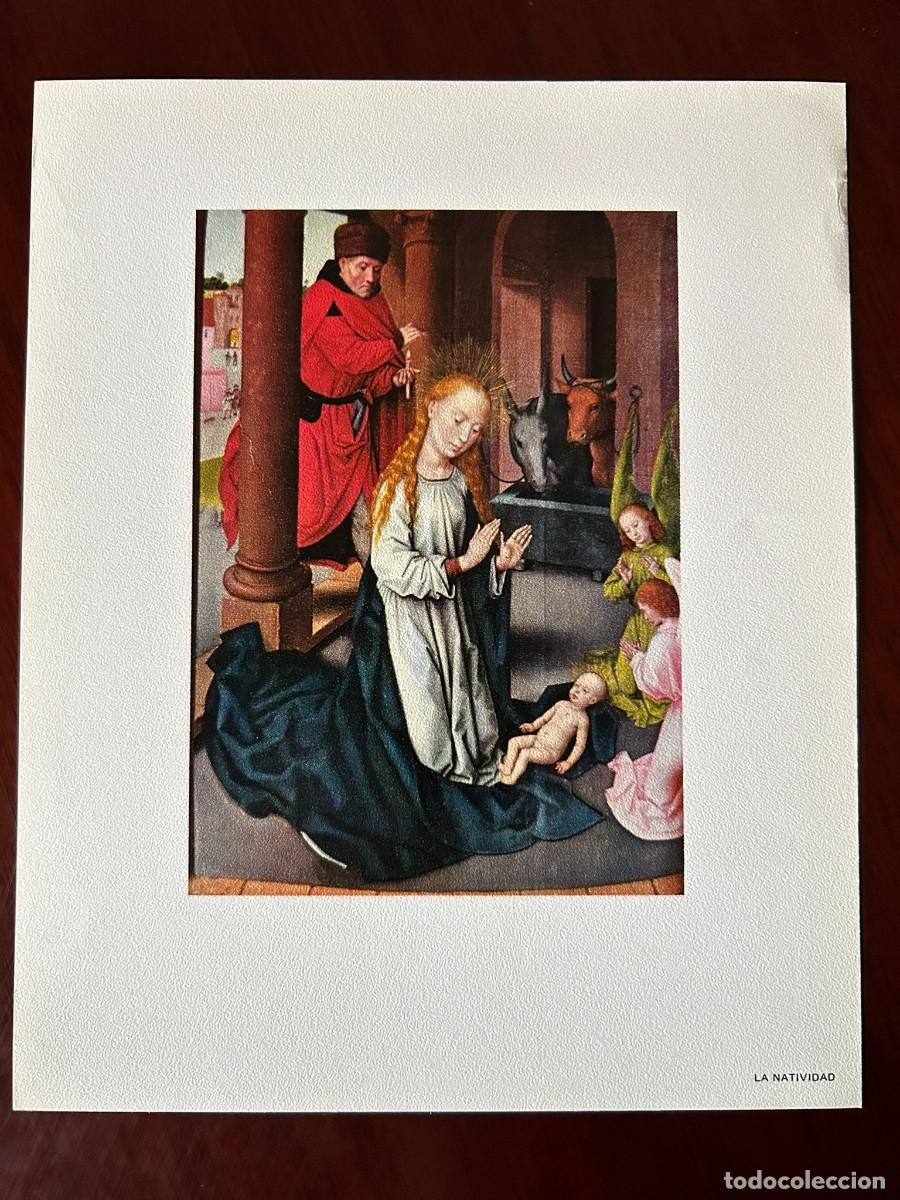 Arte: NATIVIDAD - HANS MEMLING - MUSEO DEL PRADO MADRID L&Aacute;MINA PUBLICITARIA ABELL&Oacute; 1970