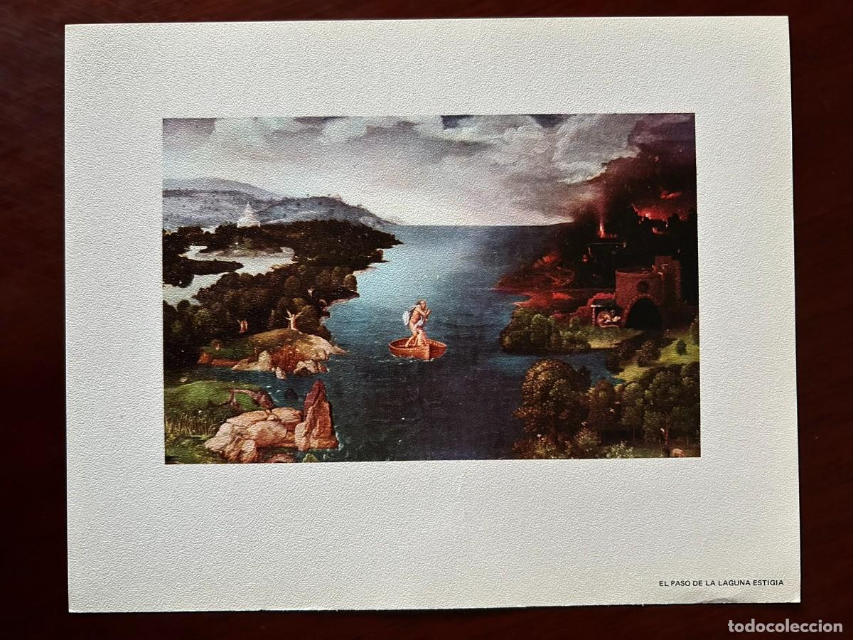 Arte: PASO DE LA LAGUNA ESTIGIA &ndash; JOACHIM PATINIR - MUSEO DEL PRADO MADRID L&Aacute;MINA PUBLICITARIA ABELL&Oacute; 1970