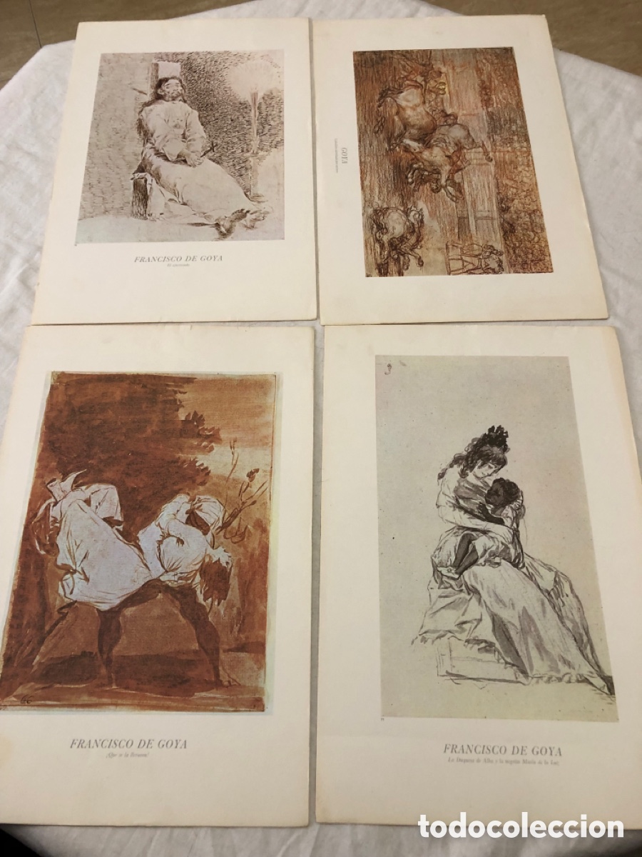 Arte: Lote de L&aacute;minas De Francisco De Goya - Foto 2