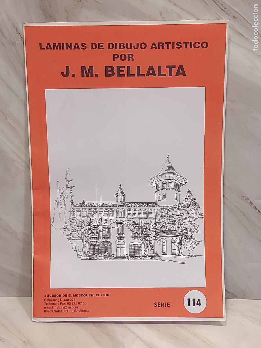 Arte: L&Aacute;MINAS DE DIBUJO ART&Iacute;STICO / SERIE 114 / RURALES II / J.M.BELLALTA / 8 L&Aacute;MINAS / NUEVO