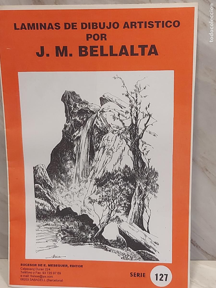 Arte: L&Aacute;MINAS DE DIBUJO ART&Iacute;STICO / SERIE 127 / PAISAJES II / J.M.BELLALTA / 8 L&Aacute;MINAS / NUEVO