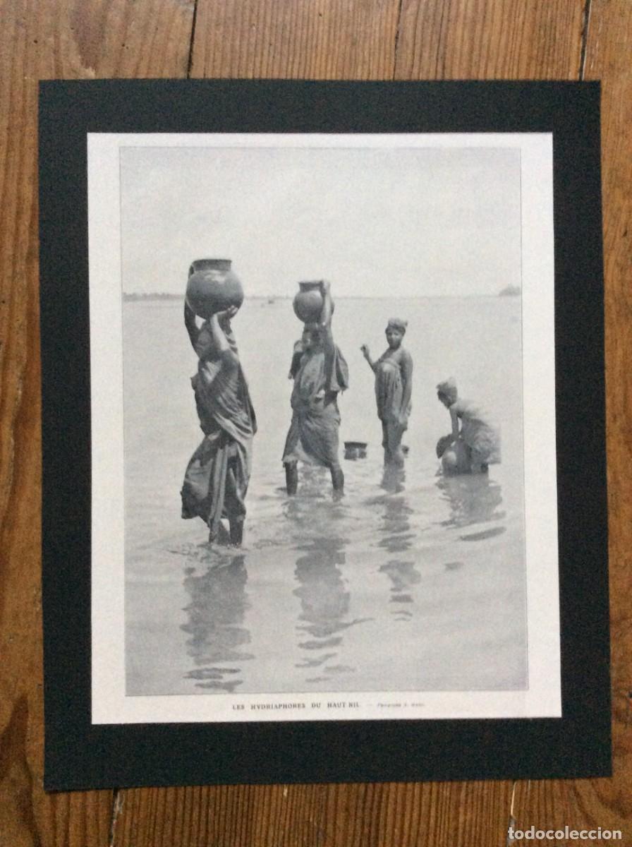 Arte: Les Hydriaphores du Haut Nil. Estampa fotogr. de 1908