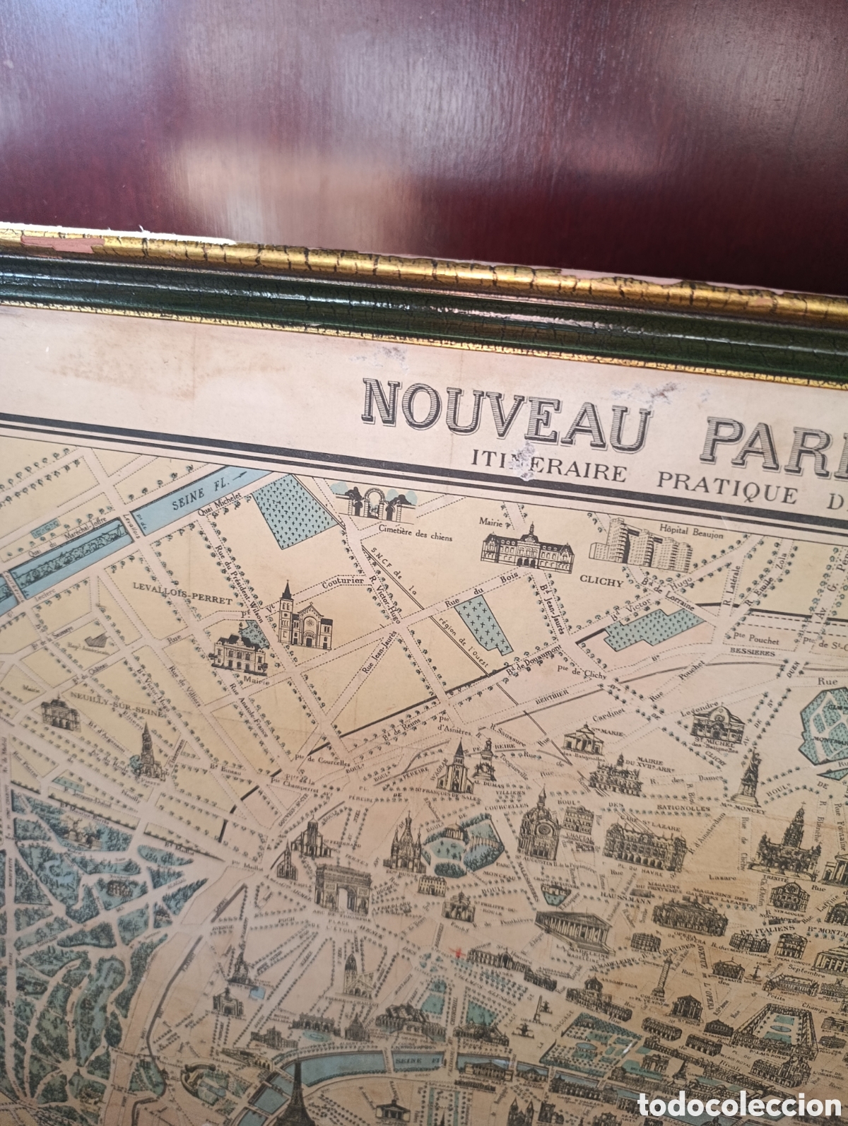 Arte: Lamina vintage monumentos de paris. - Foto 4