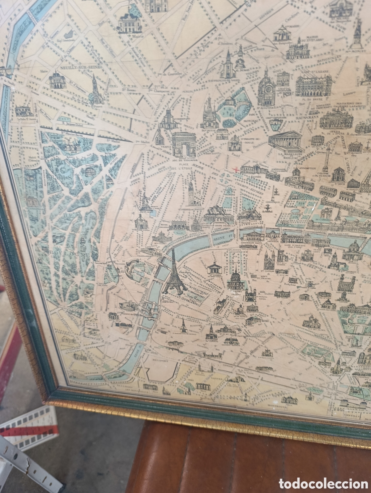Arte: Lamina vintage monumentos de paris. - Foto 5