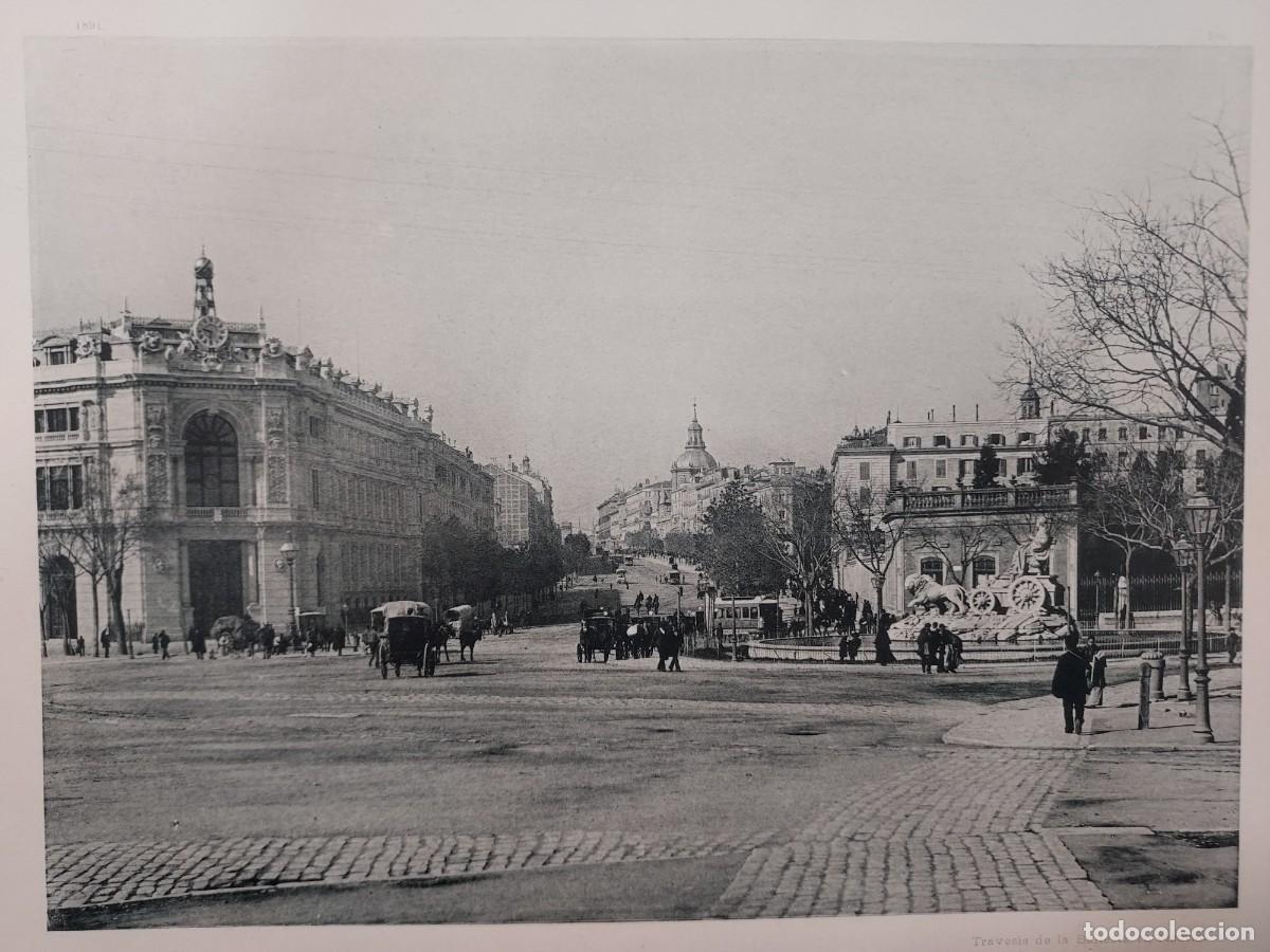 Arte: Fototipia a&ntilde;o 1891: MADRID. CALLE DE ALCALA. Espa&ntilde;a Ilustrada. Hauser Menet. 32x25