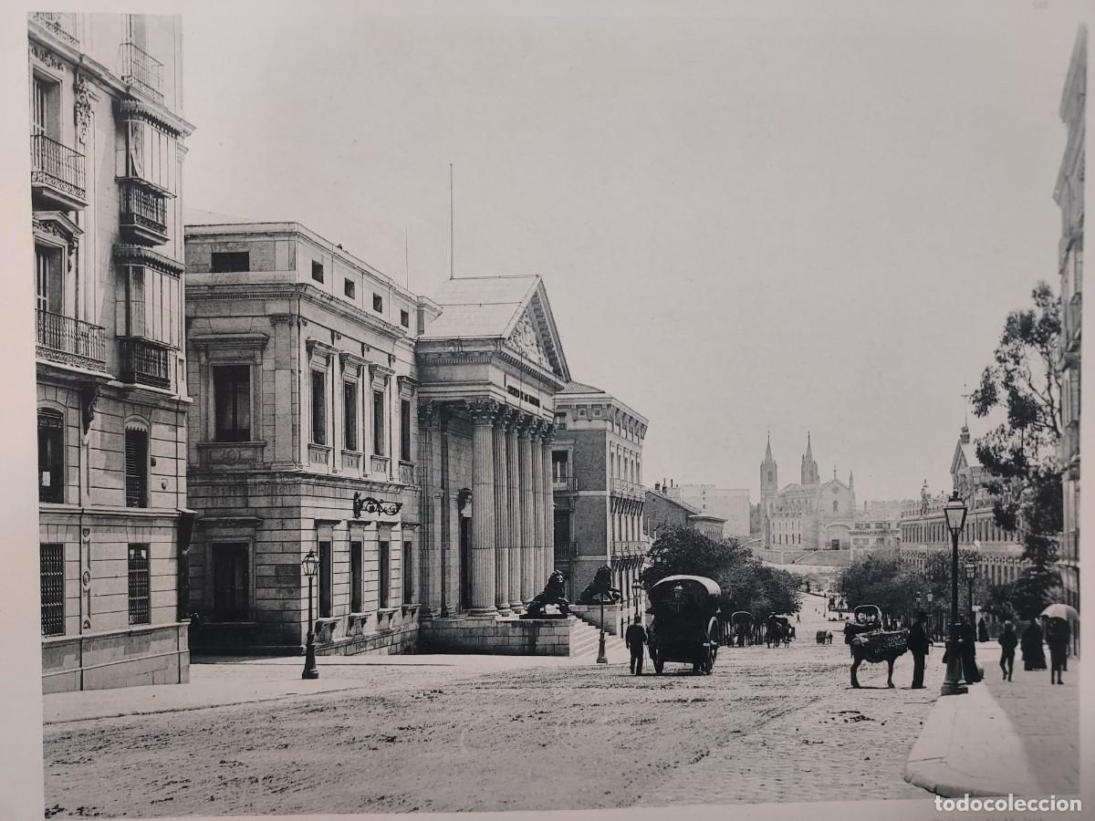 Arte: Fototipia a&ntilde;o 1891: MADRID. CARRERA DE SAN JER&Oacute;NIMO. Espa&ntilde;a Ilustrada. Hauser Menet. 32x25