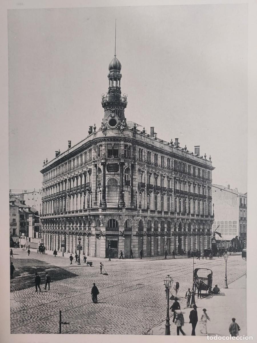 Arte: Fototipia a&ntilde;o 1892: MADRID. EDIFICIO DE LA EQUITATIVA. Espa&ntilde;a Ilustrada. Hauser Menet. 32x25