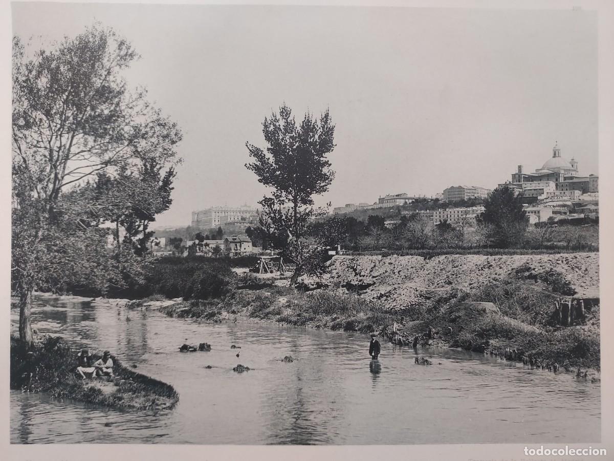 Arte: Fototipia a&ntilde;o 1891: MADRID. VISTA DESDE SAN ISIDRO. Espa&ntilde;a Ilustrada. Hauser Menet. 32x25