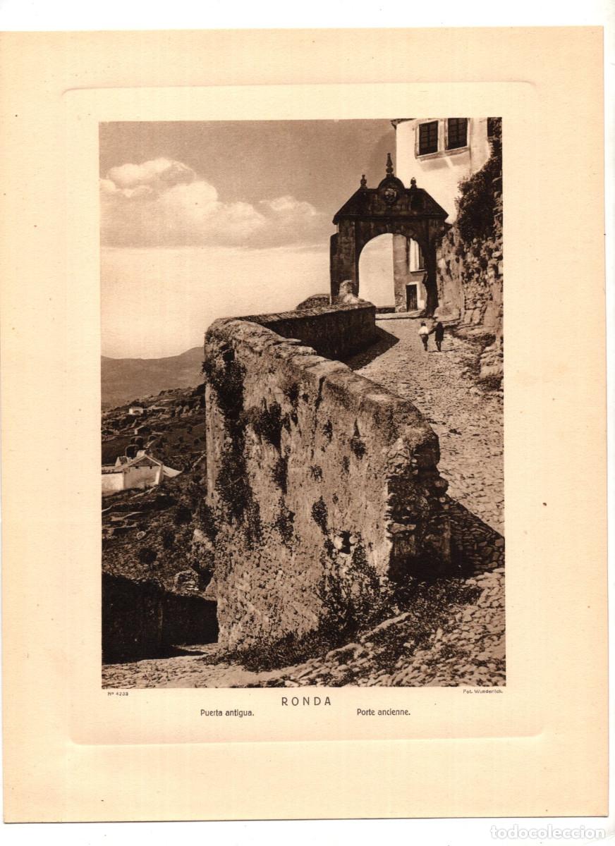 Arte: RONDA.- PUERTA ANTIGUA. 28,7X22,3. FOT. WUNDERLICH.