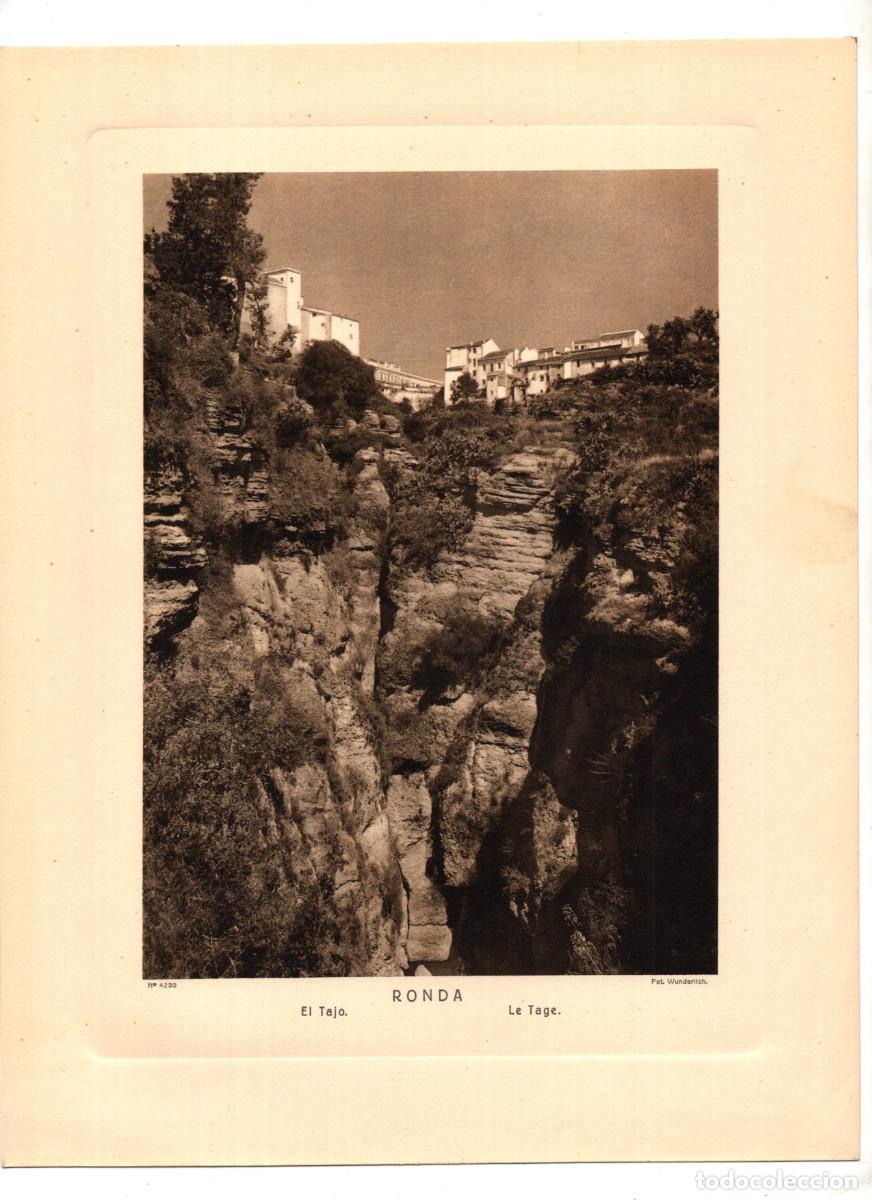 Arte: RONDA.- EL TAJO. 28,7X22,3. FOT. WUNDERLICH.