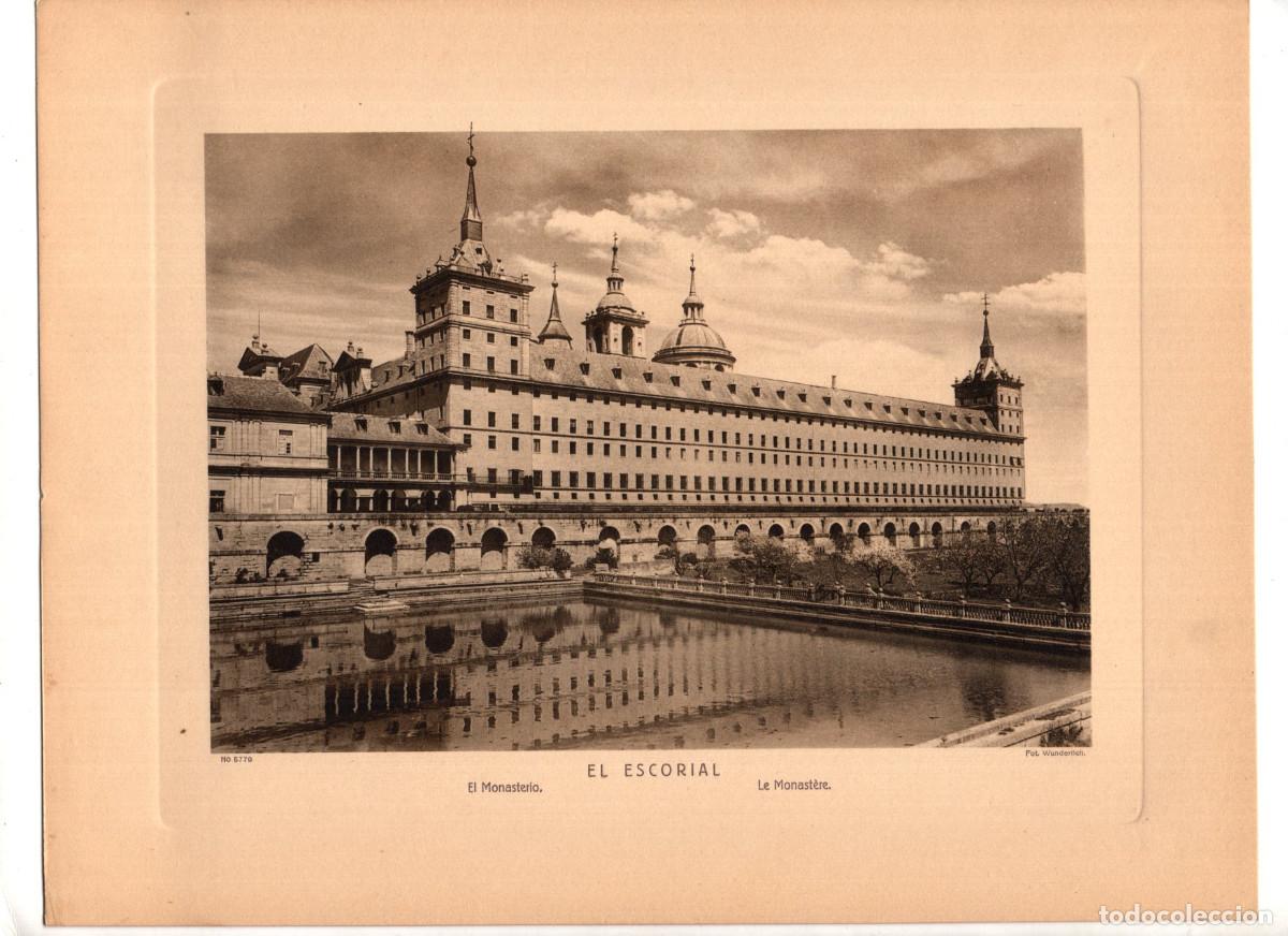 Arte: EL ESCORIAL.- REAL MONASTERIO DE SAN LORENZO DE EL ESCORIAL. 28,7X22,3. FOT. WUNDERLICH.