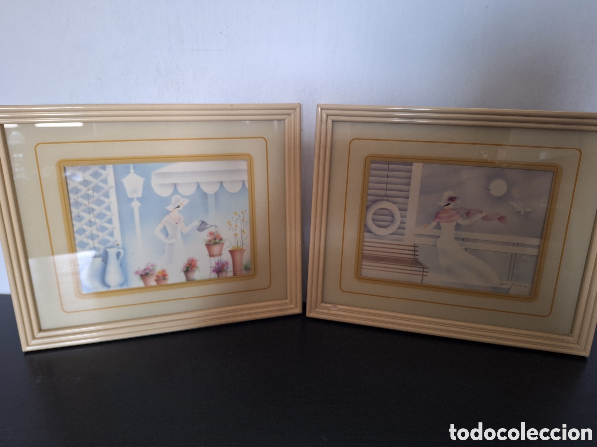 Arte: L&aacute;minas enmarcadas a&ntilde;os setenta