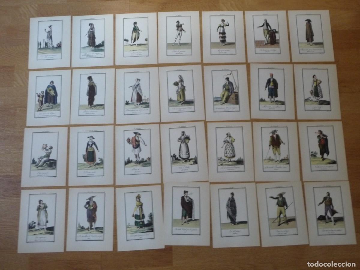 Arte: 28 LAMINAS . TRAJES QUE SE USABAN EN ESPA&Ntilde;A EN 1800.
