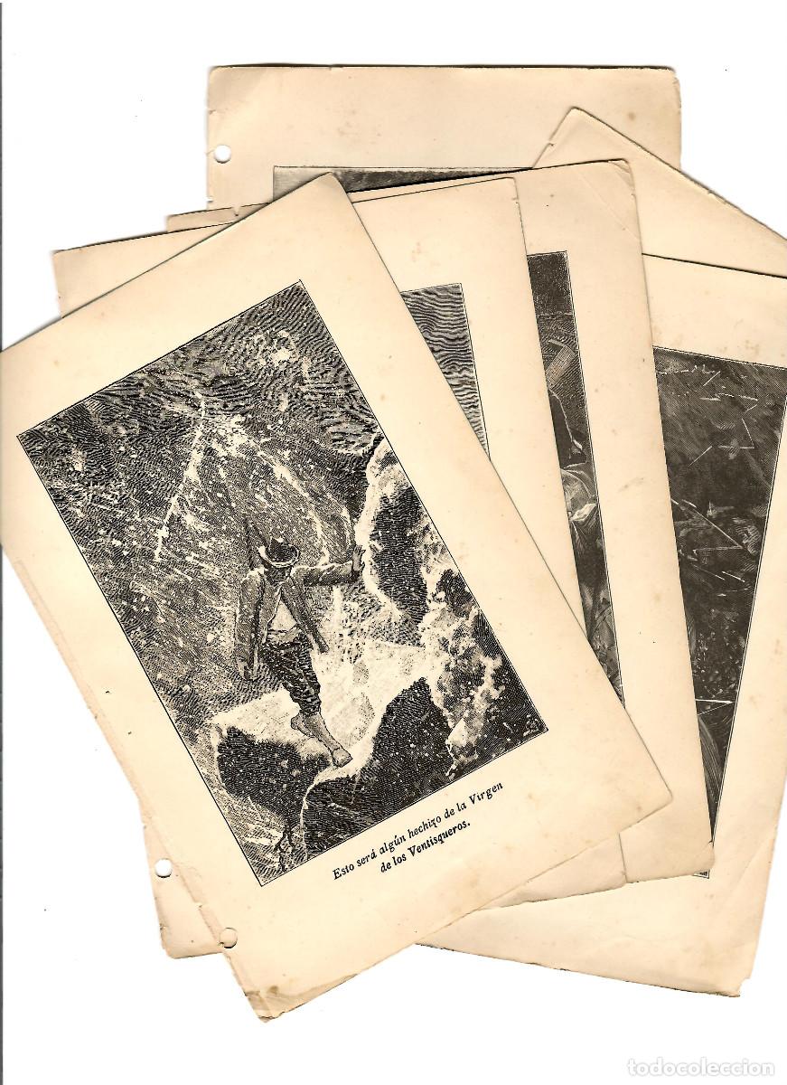Arte: LOTE DE 6 PRECIOSAS ILUSTRACIONES PARA LIBRO DE ANDERSEN