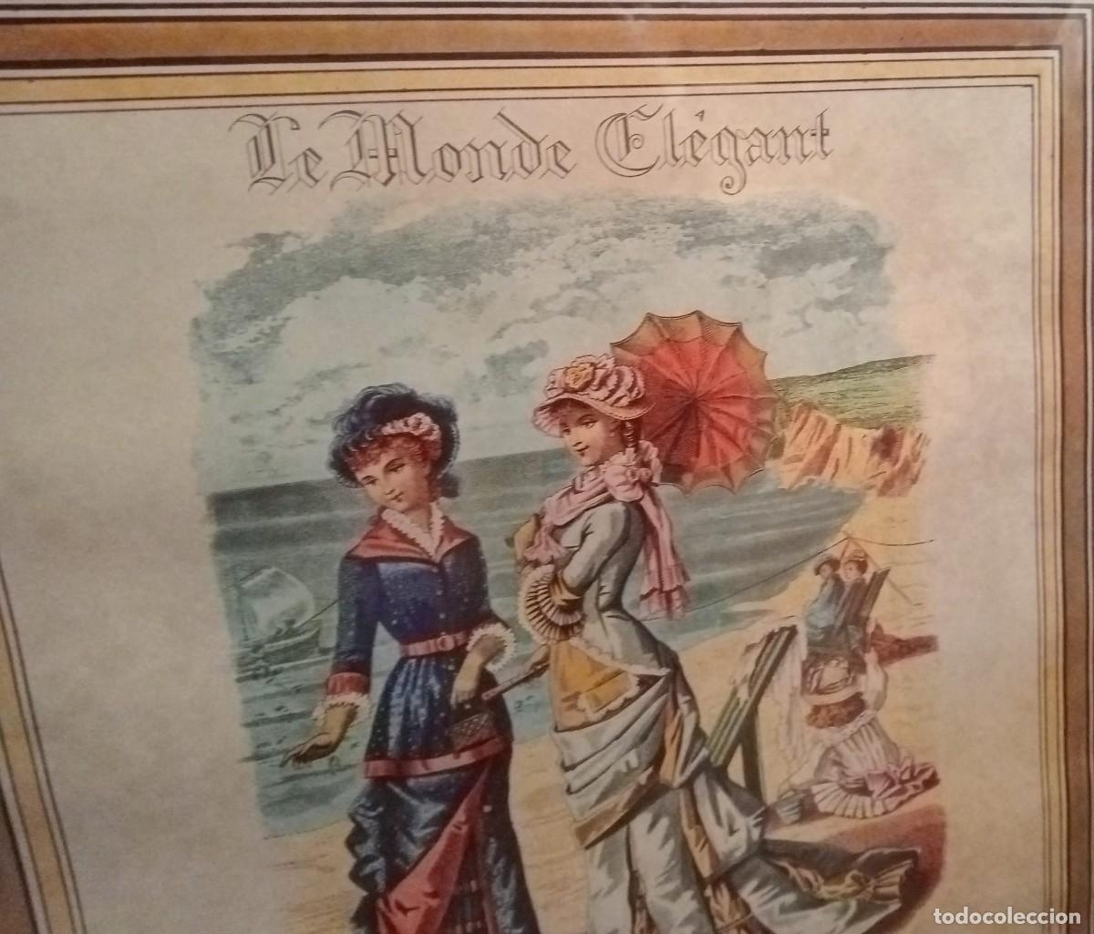 Arte: LE MONDE ELEGANT - VIVES VIDAL, EDITOR 1972 - ENMARCADA 50 x 60 Cm.