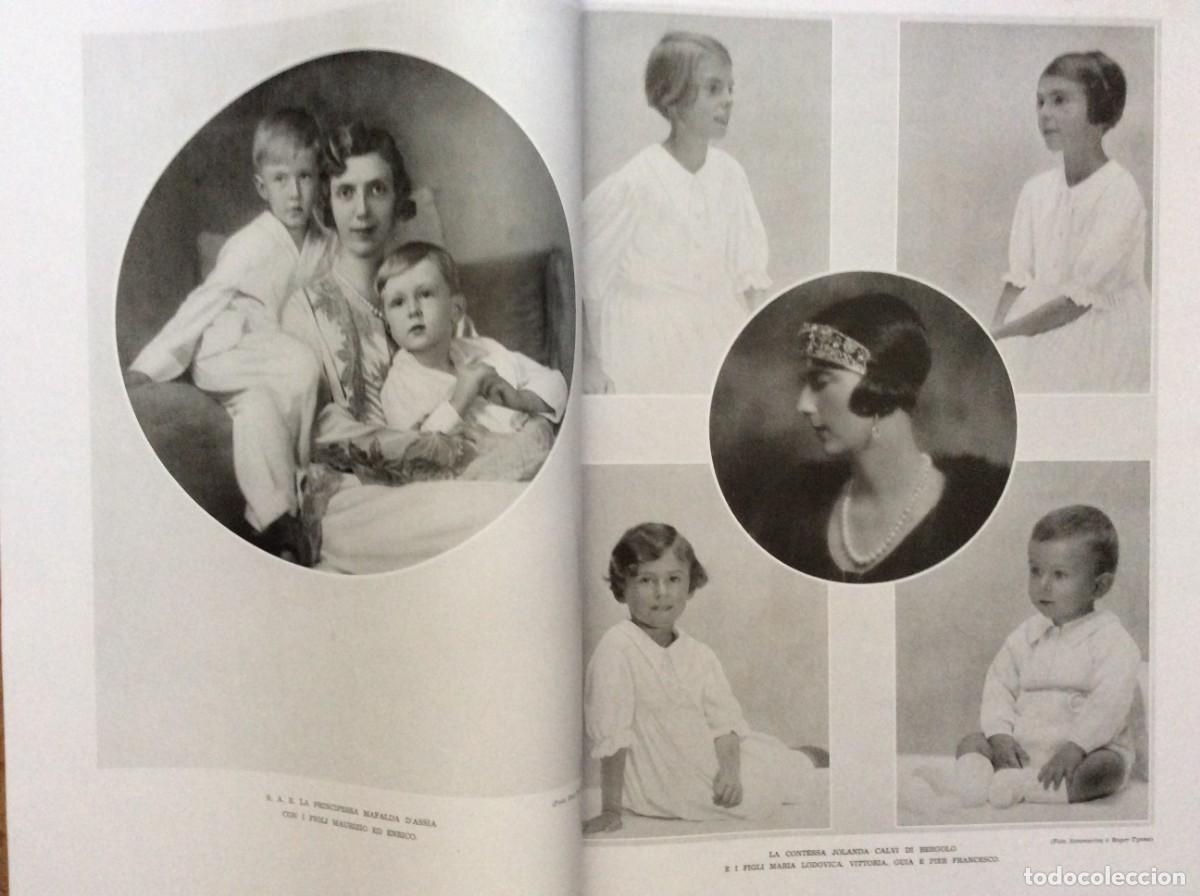 Arte: 4 p&aacute;ginas com imagens da realeza da &eacute;poca. Estampas fotogr. originais de 1935