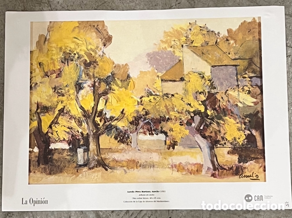 Arte: Aurelio P&eacute;rez Mart&iacute;nez, Aurelio. &ldquo;Arboles en oto&ntilde;o&rdquo;. CAM. 1995.