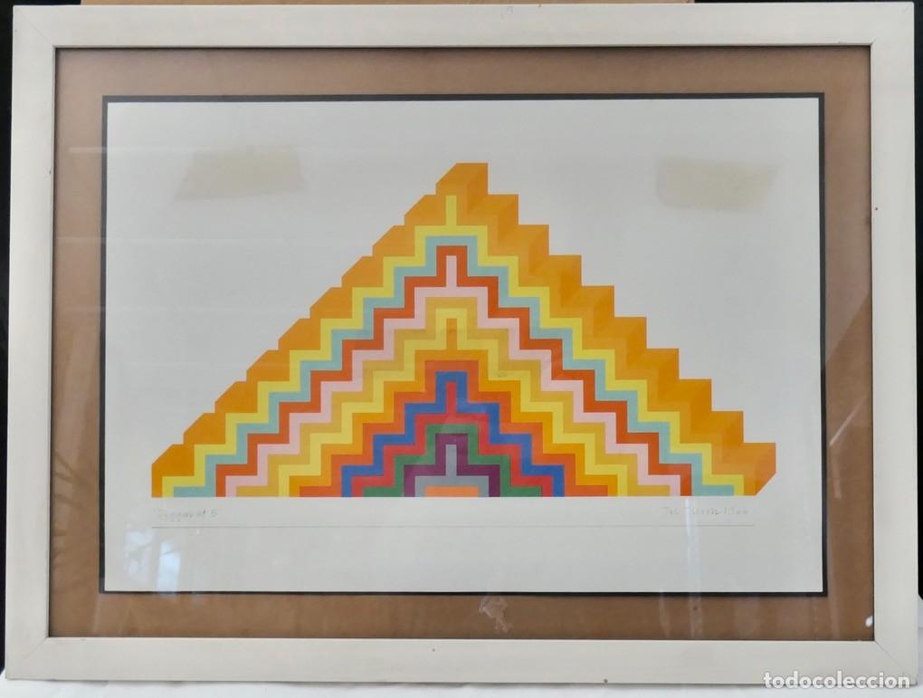 Arte: Lamina :Ziggurat 5 (1966) &ndash; Museum Quality Pop Art Print-Joe Tilson RA (British, 1928&ndash;2023)