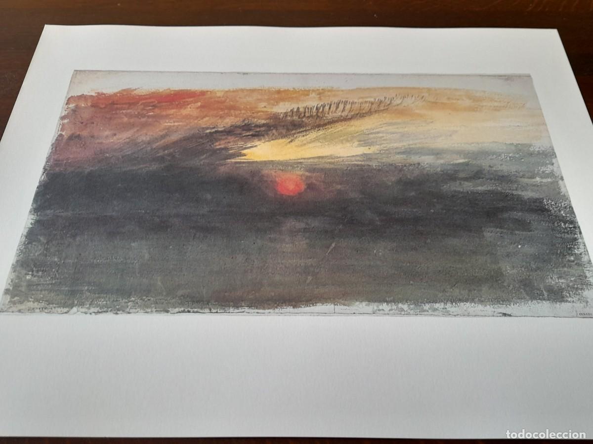 Arte: Acuarela William Turner &rdquo;Aldeburgh, Suffolk&rdquo; Londres 1775-1851 reproducci&oacute;n el lamina Fine Art