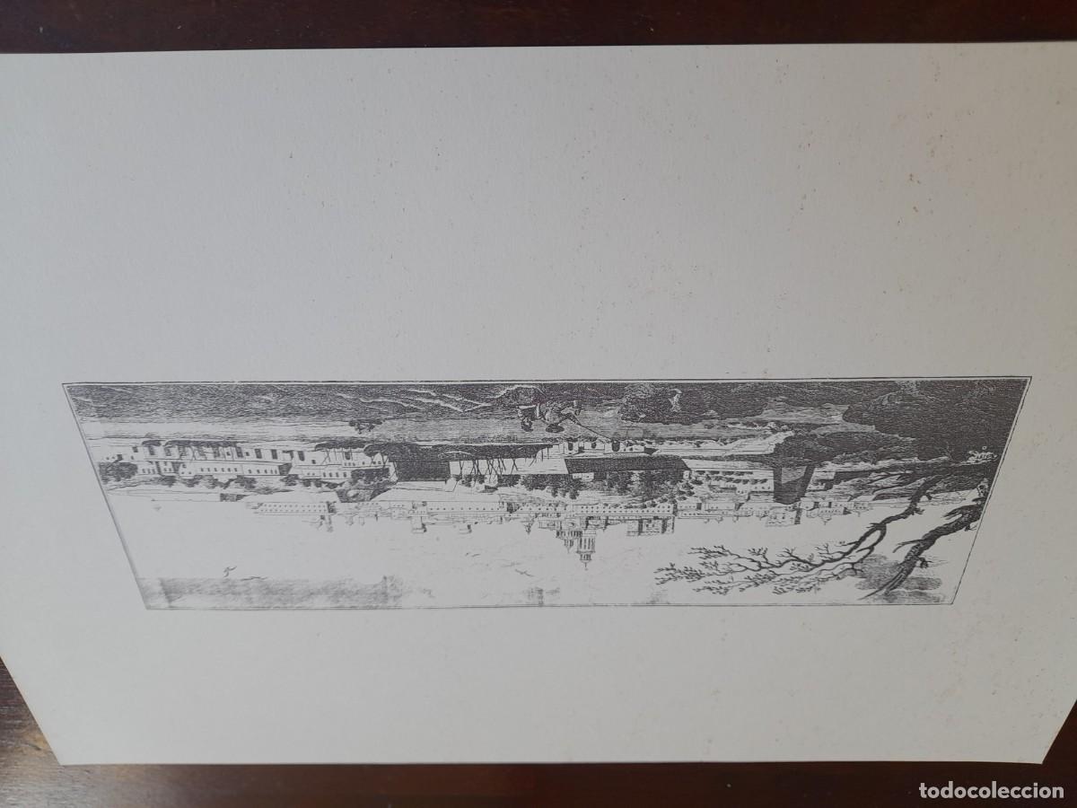 Arte: Litograf&iacute;a historica Tarragona des del mar Magna Tarraco 1785 de gran formato y calidad