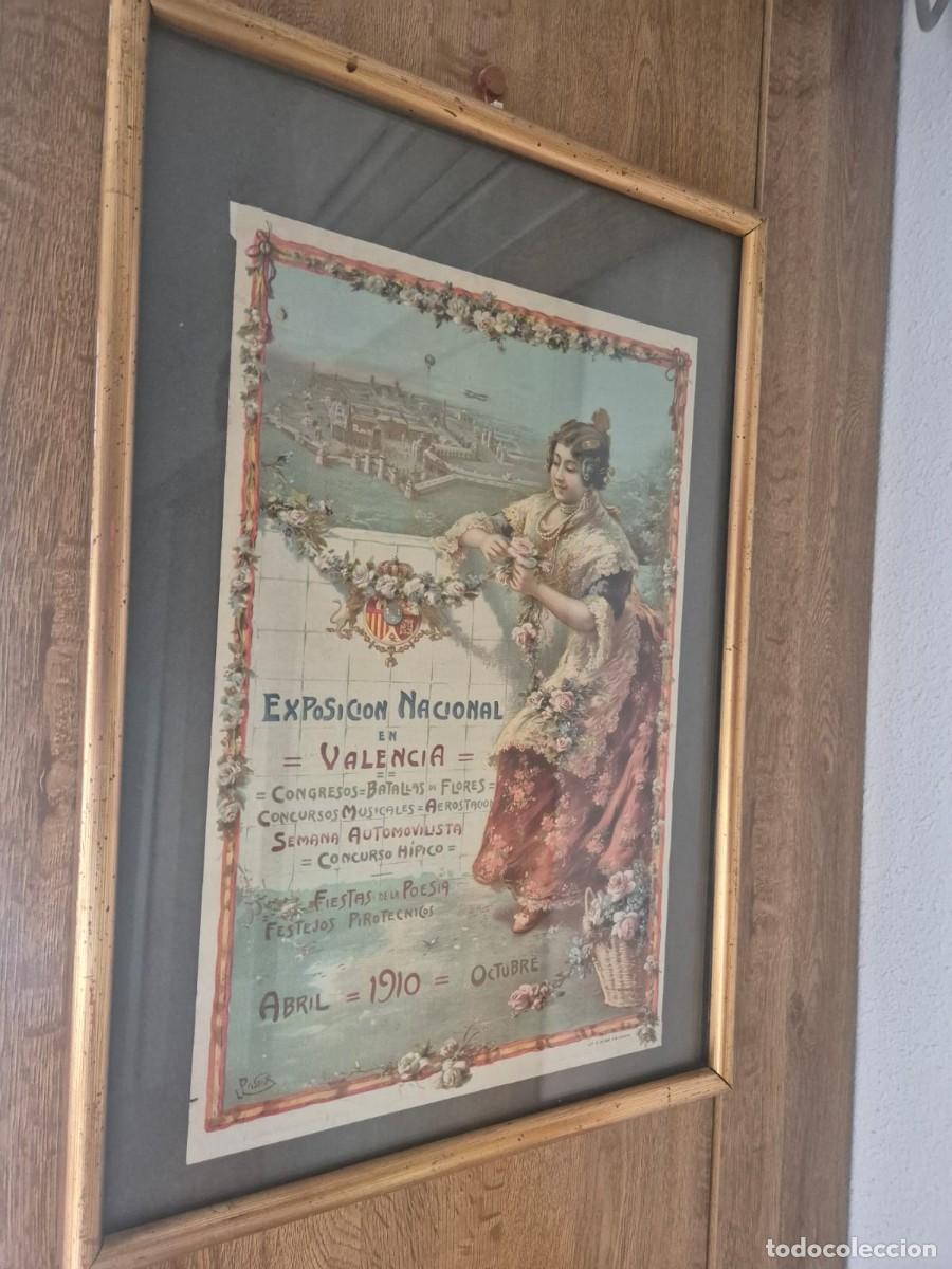 Arte: L&aacute;mina Original enmarcada de la Exposici&oacute;n de Valencia 1910