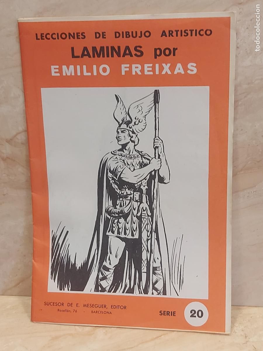 Arte: L&Aacute;MINAS DE DIBUJO ART&Iacute;STICO | SERIE 20 | PLUMA-FIGURAS | EMILIO FREIXAS | 12 L&Aacute;MINAS | NUEVO