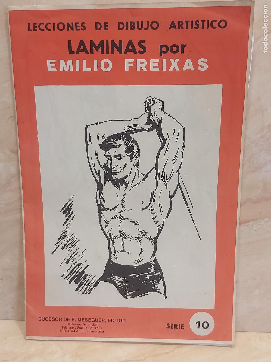 Arte: L&Aacute;MINAS DE DIBUJO ART&Iacute;STICO | SERIE 10 | CUERPO HUMANO | EMILIO FREIXAS | 12 L&Aacute;MINAS | NUEVO