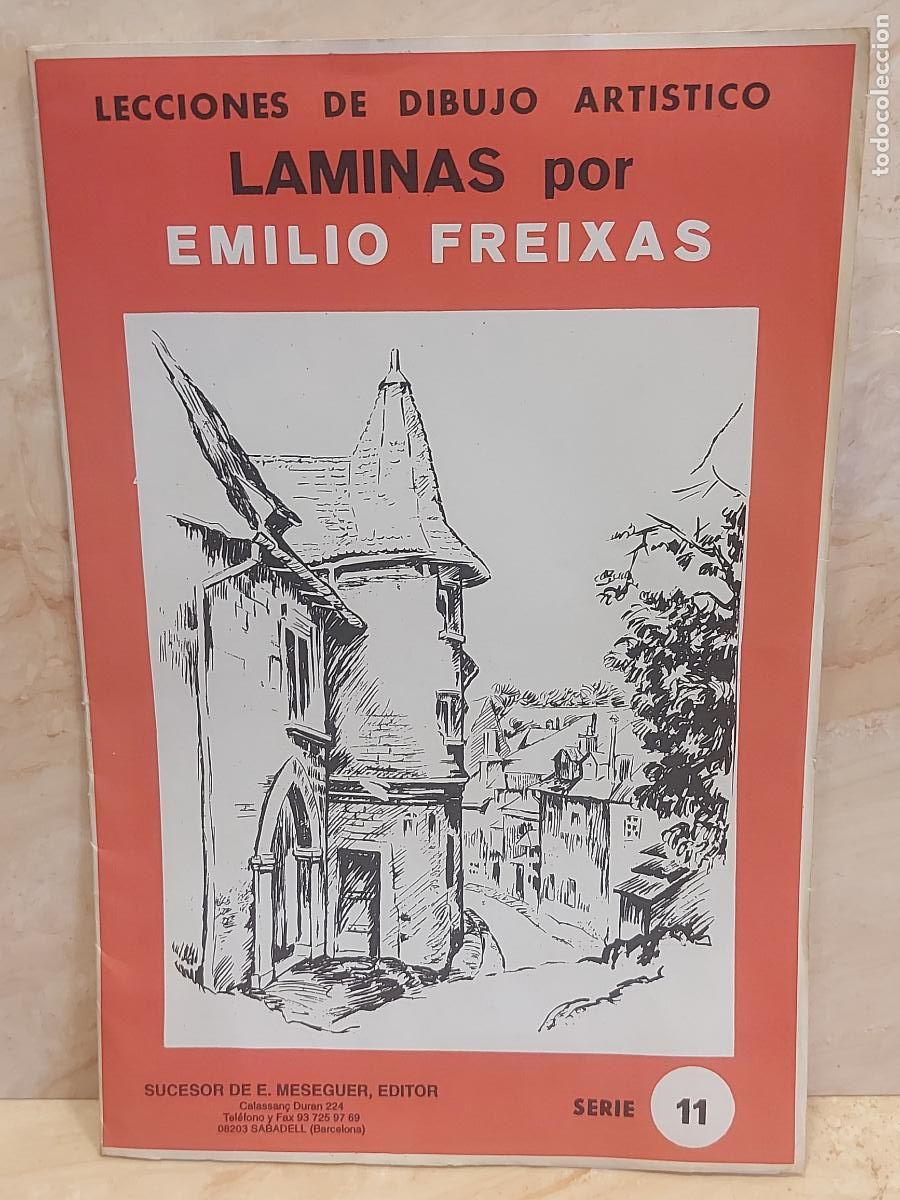 Arte: L&Aacute;MINAS DE DIBUJO ART&Iacute;STICO | SERIE 11 | PAISAJES-JARDINES | EMILIO FREIXAS | 12 L&Aacute;MINAS | NUEVO