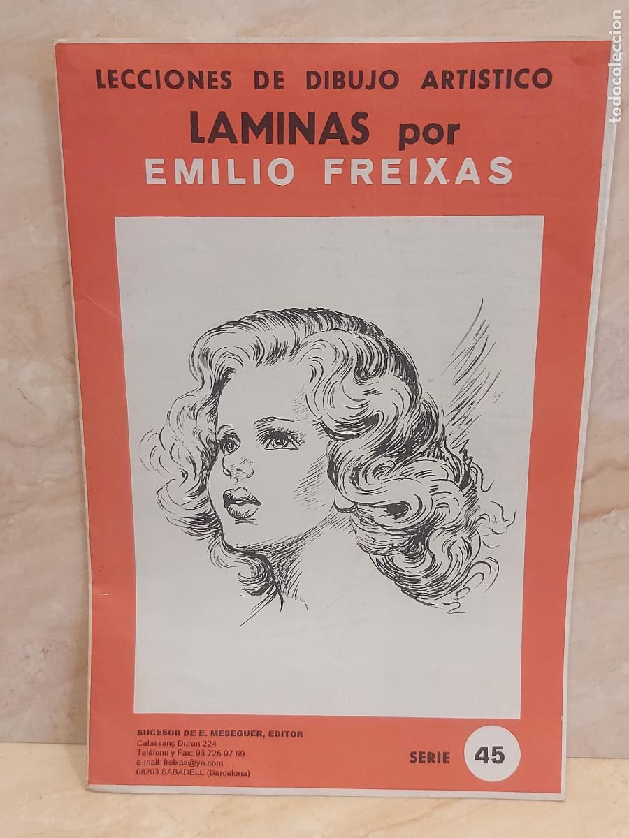 Arte: L&Aacute;MINAS DE DIBUJO ART&Iacute;STICO | SERIE 45 | NI&Ntilde;OS | EMILIO FREIXAS | 12 L&Aacute;MINAS | NUEVO