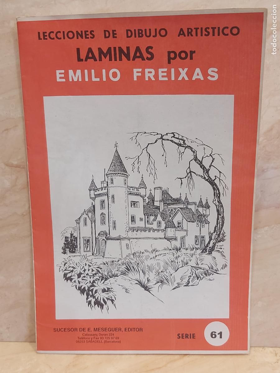 Arte: L&Aacute;MINAS DE DIBUJO ART&Iacute;STICO | SERIE 61 | CASTILLOS II | EMILIO FREIXAS | 12 L&Aacute;MINAS | NUEVO