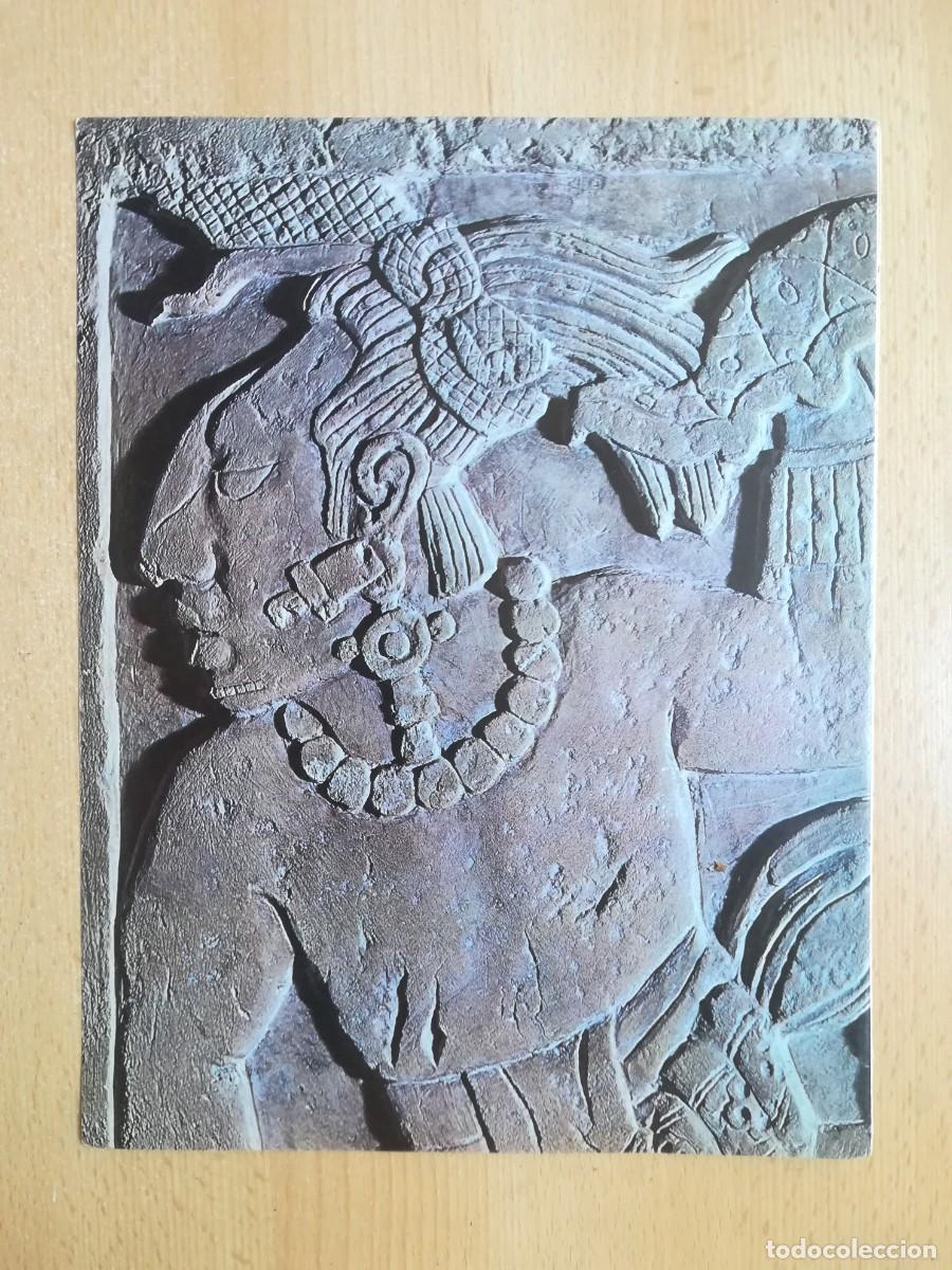 Arte: L&aacute;mina N&ordm; 39. Arte Maya. Estela de Madrid. Museo de Am&eacute;rica, Madrid.. Historia del Arte.