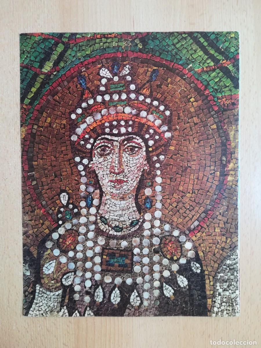 Arte: L&aacute;mina N&ordm; 45. Arte bizantino. Emperatriz Teodora. Bas&iacute;lica San Vital, Italia. Historia del Arte.