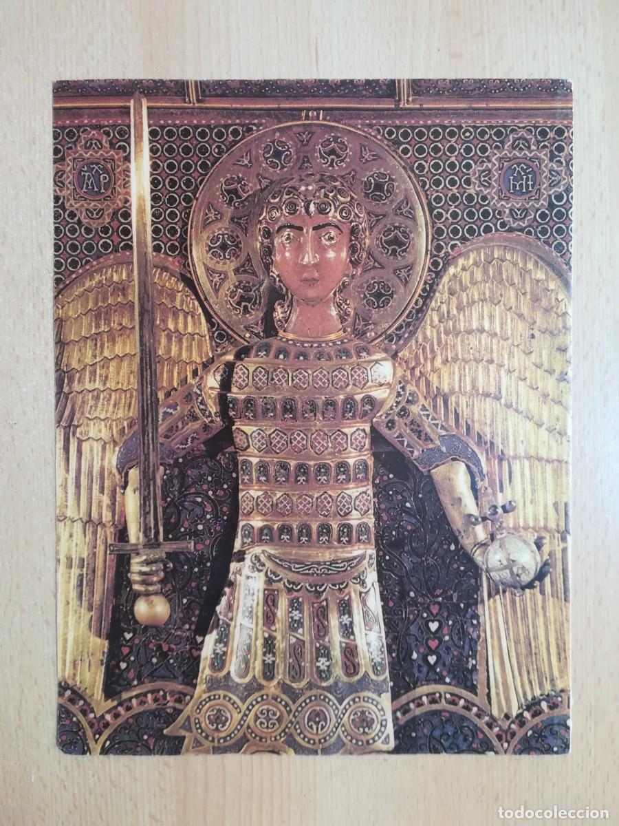 Arte: L&aacute;mina N&ordm; 46. Arte bizantino. Arc&aacute;ngel San Miguel. Bas&iacute;lica de San Marcos Italia. Historia del Arte.