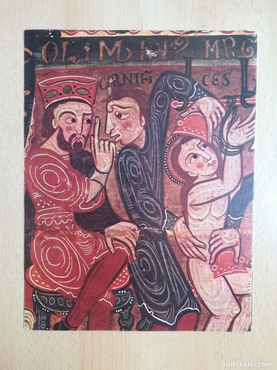 Arte: L&aacute;mina N&ordm; 51. Arte rom&aacute;nico. Fragmento del Frontal de Santa Margarita. Historia del Arte.