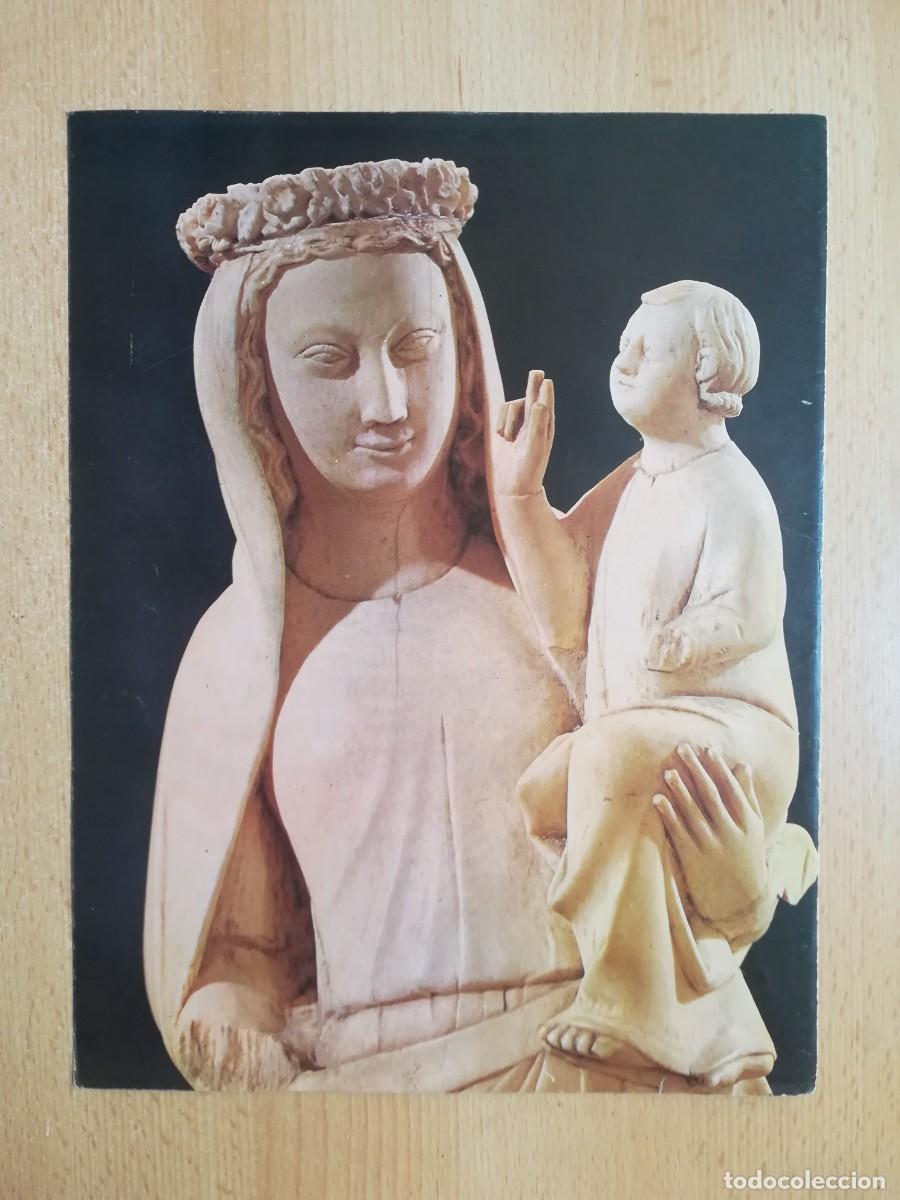 Arte: L&aacute;mina N&ordm; 52. Arte rom&aacute;nico. Escultura religiosa de la Virgen del Claustro. Historia del Arte.