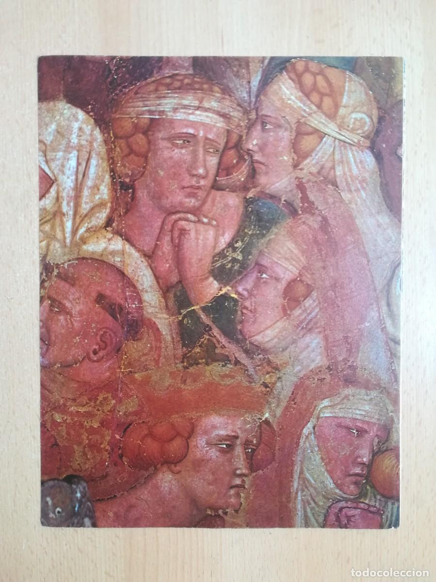 Arte: L&aacute;mina N&ordm; 61. Arte g&oacute;tico. Detalle de El Juicio Final. Francesco Traini. Historia del Arte.