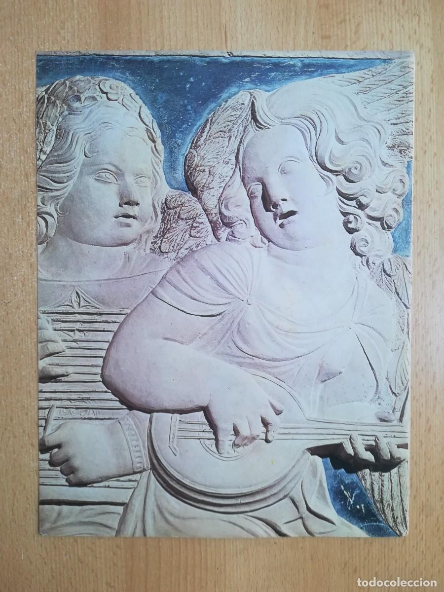 Arte: L&aacute;mina N&ordm; 70. Arte renacentista. &Aacute;ngeles Musicales, de Agostino di Duccio. Historia del Arte.