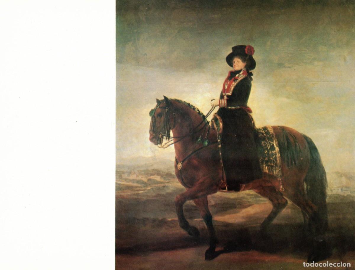 Arte: :::: A34 - RETRATO ECUESTRE DE LA REINA MARIA LUISA - GOYA