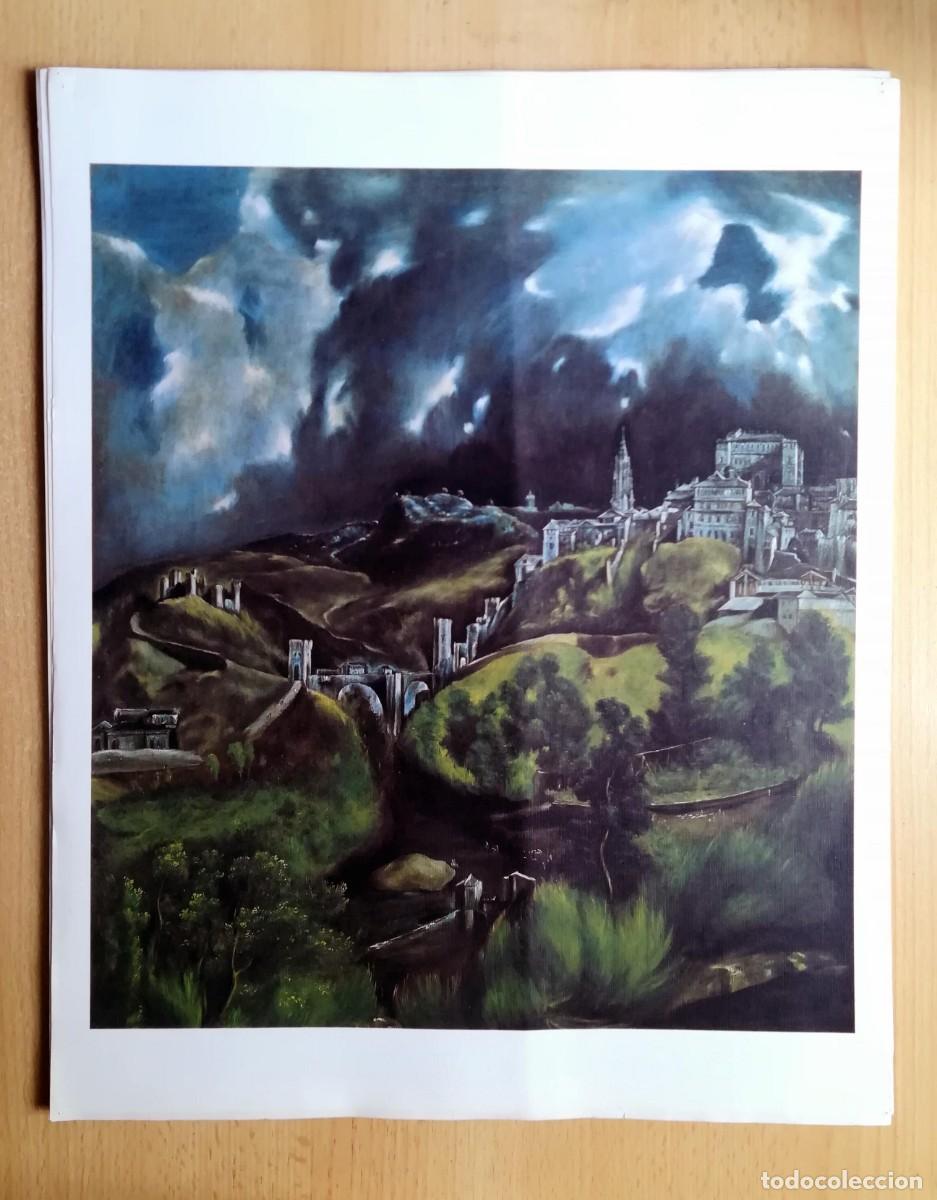 Arte: L&aacute;mina de El Greco. Vista de Toledo.