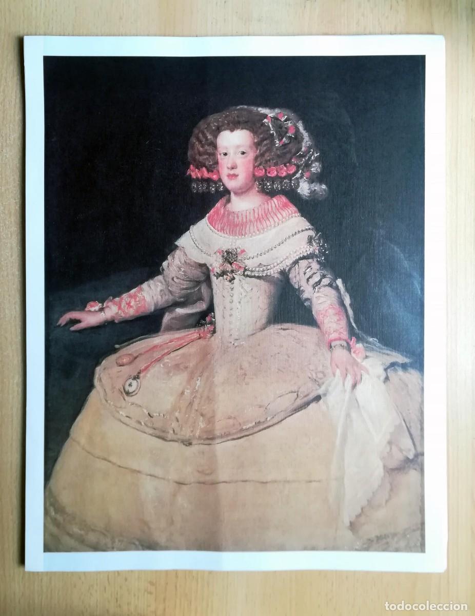 Arte: L&aacute;mina de Diego Vel&aacute;zquez. La infanta Maria Teresa.